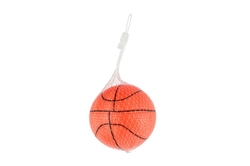 Míček basketbal guma 8,5cm 5 barev v síťce