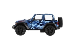 Auto Kinsmart Jeep Wrangler Camo Edition kov/plast 13cm 3 barvy na zpětné natažení 12ks v boxu