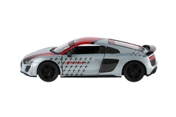 Auto Kinsmart 2020 Audi R8 Coupé 1:36 kov/plast 12,5cm 4 barvy na zpětné natažení 12ks v boxu