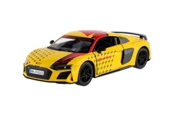 Auto Kinsmart 2020 Audi R8 Coupé 1:36 kov/plast 12,5cm 4 barvy na zpětné natažení 12ks v boxu