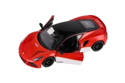 Auto Kinsmart Lotus Emira 1:38 kov/plast 12,5cm 3 barvy na zpětné natažení 12ks v boxu