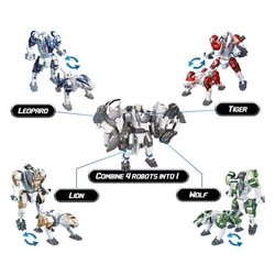 Transformer zvíře/robot plast 9cm 4 druhy v blistru