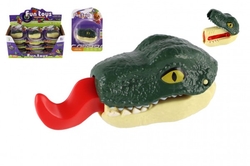 Dinosaurus hlava plast 9cm na kartě 12ks v boxu