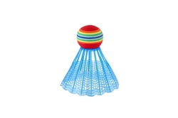 Míčky/Košíčky na badminton barevné 4ks plast v sáčku 10,5x27x5cm