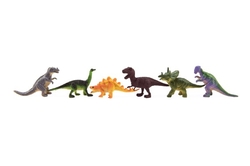 Zvířátka dinosauři mini plast 6-7cm 12ks v sáčku