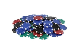 Poker sada 100ks + karty + kostky v kufříku v krabici 28x25x8cm