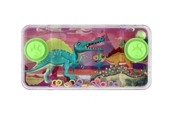 Vodní hra hlavolam 11x6cm plast dinosaurus 4 druhy 24ks v boxu