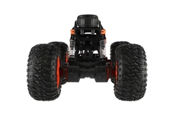 Auto RC Off-Road terénní 2,4GHz plast 32cm dobíjecí pack+baterie oranžové v krabici 38x23x26cm