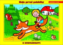 Puzzle deskové O Budulínkovi 26x17cm 24 dílků Moje první pohádky