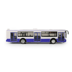 Autobus který hlásí zastávky česky 28 cm modrý