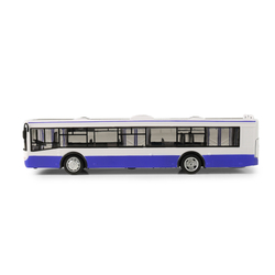 Autobus který hlásí zastávky česky 28 cm modrý