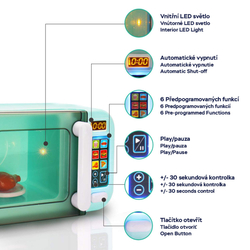Interaktivní mikrovlnka z kolekce Luxusní spotřebiče