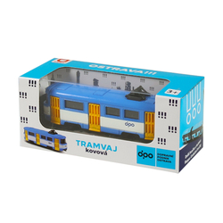 Tramvaj kovová mini DPO Ostrava 8.5 cm