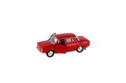 Auto Welly Škoda 100 kov/plast 11cm 1:34 na volný chod 4 barvy v krabičce 15x7x7cm