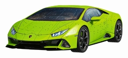 Lamborghini Huracán Evo zelené 108 dílků