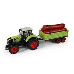 Traktor s přívěsem na dřevo 45 cm