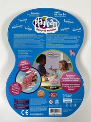 PlayFoam® Modelína/Plastelína kuličková 4 barvy na kartě 19,5x27x3cm