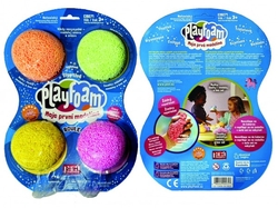 PlayFoam® Modelína/Plastelína kuličková 4 barvy na kartě 19,5x27x3cm