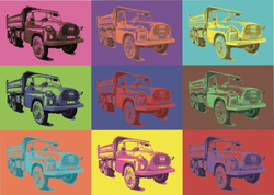 POP ART - TATRA 1000 puzzle