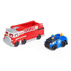 PAW PATROL HASIČSKÝ VŮZ DIE-CAST S AUTÍČKEM - poškozený obal