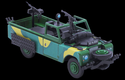 Stavebnice Monti System MS 29 Commando Land Rover 1:35 v krabici 22x15x6cm