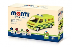 Stavebnice Monti System MS 06.1 Ambulance Renault Trafic 1:35 v krabici 22x15x6cm