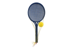 Soft tenis plast barevný 53cm+míček v síťce