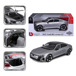 Bburago 1:18 Top Audi RS E-tron GT Silver