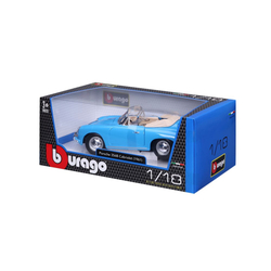 Bburago 1:18 Porsche 356B Cabriolet 1961 Blue