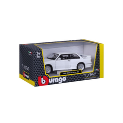 Bburago 1:24 Plus BMW 3 Series M3 1988 White