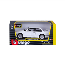 Bburago 1:24 Plus BMW 3 Series M3 1988 White