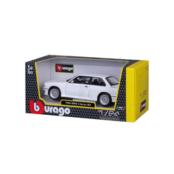 Bburago 1:24 Plus BMW 3 Series M3 1988 White