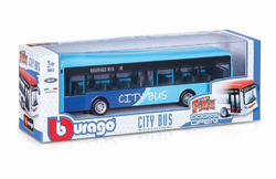 Bburago ASST City Bus and City Trams 4 druhy (12ks)