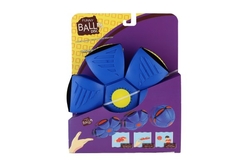 Flat Ball - Hoď disk, chyť míč! plast 22cm 2 barvy na kartě 22x27x5,5cm