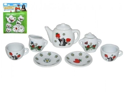 Nádobí - čajový set Krtek porcelán na kartě 17x24x3cm