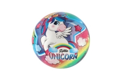 Míč Malý jednorožec/Little unicorn nafouknutý 14cm v síťce