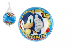 Míč Ježek Sonic nafouknutý 14cm v síťce