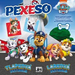 Pexeso v sešitu Paw Patrol