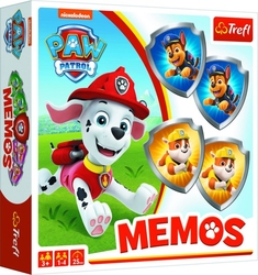 Pexeso papírové Paw Patrol/Tlapková patrola společenská hra 36 kusů v krabici 20x20x5cm