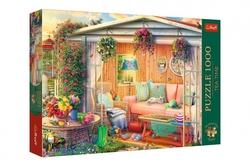 Puzzle Premium Plus - Čajový čas: Moje oblíbené místo 1000 dílků 68,3x48cm v krabici 40x27x6cm