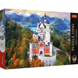 Puzzle Premium Plus - Photo Odyssey:Zámek Neuschwanstein,Německo 1000 dílků 68,3x48cm v krab 40x27cm