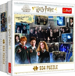 Puzzle Harry Potter Brumbálova armáda 934 dílků 68x48cm v krabici 26x26x10cm