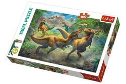 Puzzle Dinosauři/Tyranosaurus 41x27,5cm 160 dílků v krabici 29x19x4cm