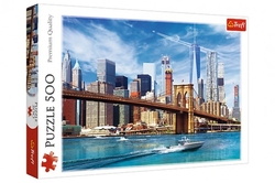 Puzzle Výhled na New York 500 dílků 58x34cm v krabici 40x26,5x4,5cm