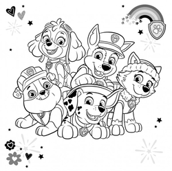 Pexeso v sešitu 64ks Tlapková patrola/Paw Patrol 21,5x21,5cm