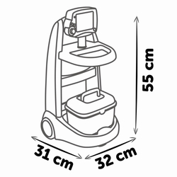 Lékařský elektronický vozík s přísl.